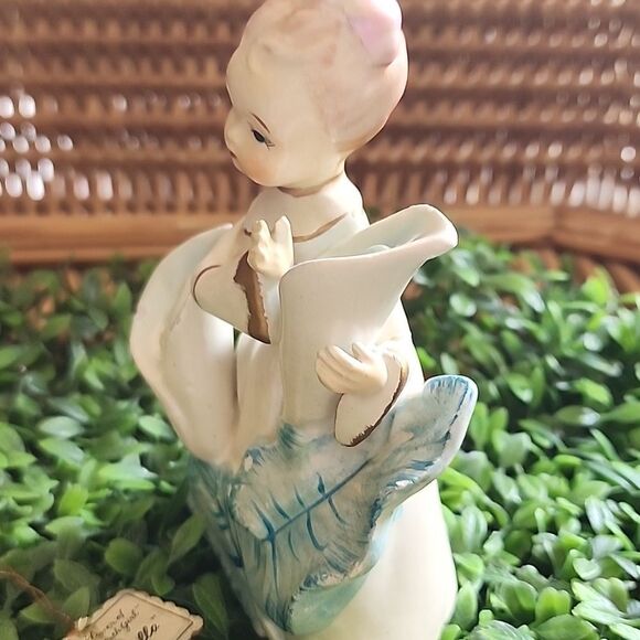 Vintage Napco Japan Miss Calla "Pearl Flower Of The Month Girl" August Figurine - Picture 11 of 16